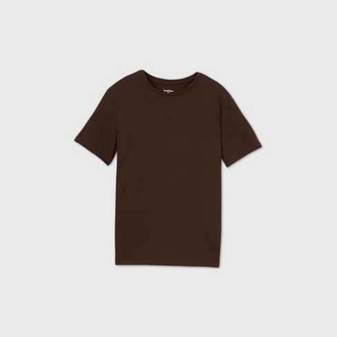 Men's Big & Tall Every Wear Short Sleeve T-shirt - Goodfellow & Co™ Dark  Brown 5xl : Target