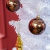 Whisen 6FT Prelit Pencil Artificial Christmas Tree with 170 LED Lights and 429 Branch Tips, Metal Stand - 3 of 4