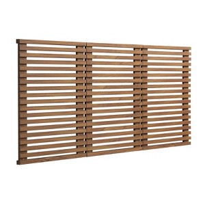 Modway Render Mid-Century Modern Wall-Mount Headboard in Walnut, Queen (U.S. Standard) - 1 of 4