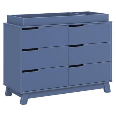 Hudson Cove Blue 48" GREENGUARD Certified Double Dresser with Drawers