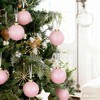 COZONY 25-Piece 6cm Velvet Christmas Ornament Balls Set for Tree and Home Decor - 4 of 4