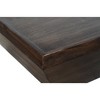 Royal Hampton Square Shape Acacia Wood Coffee Table with Trapezoid Base,36 Inch - 4 of 4