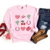 Simply Sage Market Women's Graphic Sweatshirt Cowgirl Valentine Chart - 3 of 4