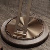 The Misty Moon's Rotatable and Foldable Walnut Wood Gold Desktop Phone Stand - 4 of 4