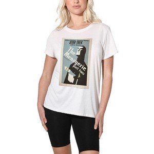 Women's Star Trek Tos Episode 12 Loose T-Shirt White - 1 of 4