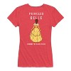 Women's - Disney Princess - Princess Belle Short Sleeve Graphic T-Shirt - 2 of 4