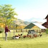 Metal Chicken Run w/ Waterproof & Anti-UV Cover, Feeding Door, Hanging Feeder, for 18-24 Chickens - 2 of 4