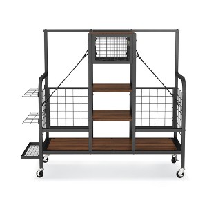 Arceso 36 Inch Golf Bag Organizer, Golf Storage Organizer for Garage with Wheels,  Golf Clubs, Golf Equipment Accessories - 1 of 4