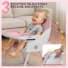 Karl Home 6-in-1 Portable Feeding Rocking Seat Baby High Chair Dining Chair in Gray - 3 of 4