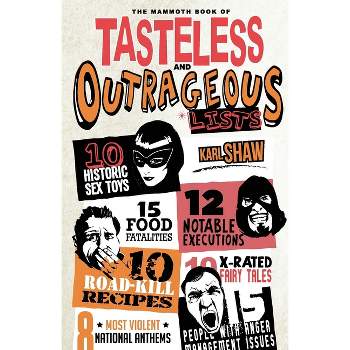 The Mammoth Book of Tasteless and Outrageous Lists - by  Karl Shaw (Paperback)