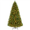 Yaheetech 4.5Ft/6Ft/7.5Ft/9Ft/12Ft Pre-lit Spruce Artificial Christmas Tree with 150 Incandescent Warm White Lights - 2 of 4