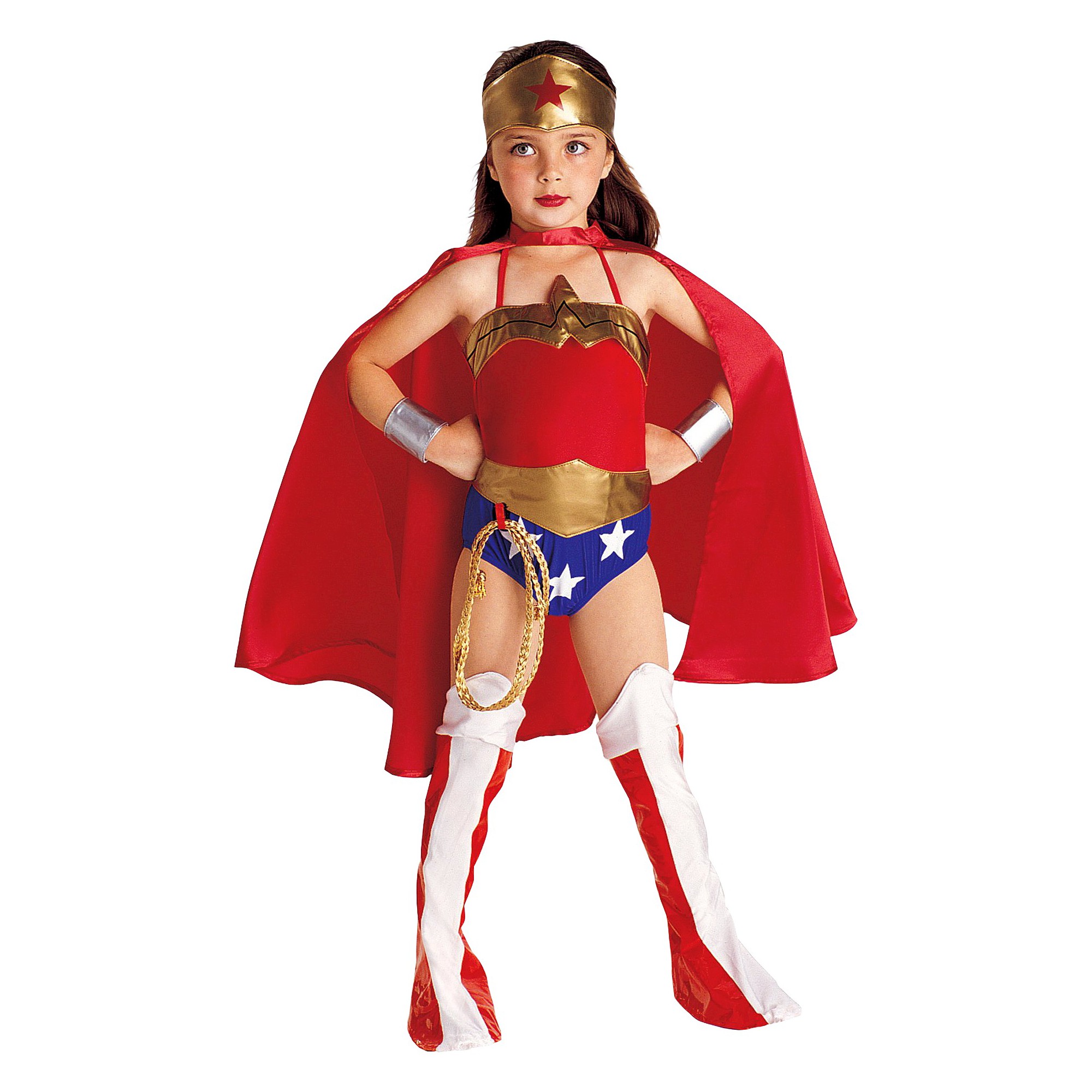 Halloween Kids' Wonder Woman Costume - S (4-6), Women's, Size: Small(4-6)