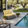 Covers & All Cabo 53 in L Sectional Right Arm Loveseat, Willow Wicker w / Sunbrella - 2 of 4