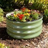4×4×1 Ft Round Galvanized Steel Raised Garden Bed,Outdoor Metal Planter Box for Vegetables and Flowers - 2 of 4