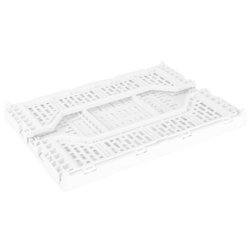 Simplify 15L Folding Storage Crate White, 3 of 9