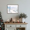 Amanti Art Frozen River Study I by Victoria Borges Canvas Wall Art Print Framed 20-in. W x 16-in. H. - 4 of 4