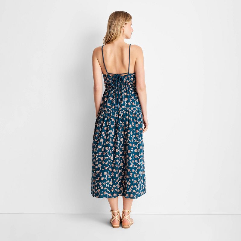 Women's Sleeveless Rope Tie Ruched Midi Dress - Future Collective™ with Jenny K. Lopez, 2 of 8