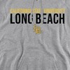 California State University, Long Beach Official Stacked Unisex Adult Pull-Over Hoodie, White, - image 2 of 4