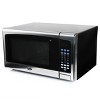 Oster 1.1 CuFt Digital Microwave Oven in Black and Silver - 2 of 4