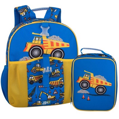 Up We Go Backpack & Lunch Bag Set, Blue