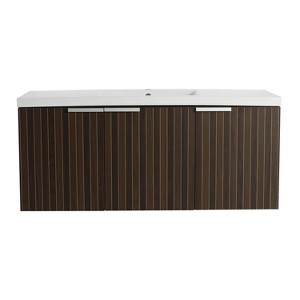 SEVOBAL Bathroom Storage Cabinets, Bathroom Vanity, Wall-Mounted Vanity with Sink, Three-Door Design, Multicolored, 47.2"*18.1"*20.5" - 1 of 4