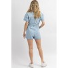 Women's BUTTON FRONT ROMPER - day + moon - 4 of 4