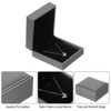 Leather Necklace Pendant Box Necklace Box for Jewelry Gifts, Vintage Pendant Storage Display Case Gift Boxes - 3 of 4
