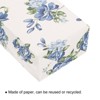 Unique Bargains Paper Gift Bag Pack Blue Flower Storage Bag for Party Favor 50 Pcs - 4 of 4