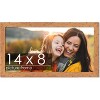 PosterPalooza | Photo Size Shabby Chic Orange Frame - UV Acrylic, Foam Board Backing, Hanging Hardware - 2 of 4