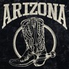 Junior's Women Lost Gods Arizona Cowboy Boot Distressed Crop T-Shirt - 2 of 4