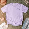 Simply Sage Market Embroidered I Closed My Book To Be Here Garment Dyed Tee - 2 of 4