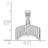 Black Bow Jewelry 14k White Gold Ohio State Buckeyes NCAA Medium Pendant - 2 of 3