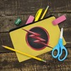 The Flash Tv Series Reverse Flash Logo Makeup Cosmetic Bag Organizer Pouch - 2 of 4