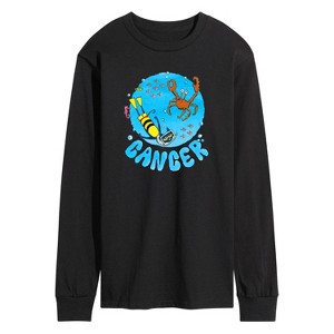 Men's - Pete the Cat - Cancer Long Sleeve Graphic T-Shirt - 1 of 4