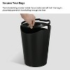 Home Zone Living 2-Pack 2 Gallon Small Round Trash Cans with Open Top - 4 of 4