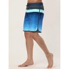INSPIRE CHIC Men's Summer Drawstring Elastic Waist Color Block Beach Board Shorts - 2 of 4