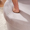 Teddy Fabric Swivel And Storage Chair With Back Cushion For Living Room,Ivory - 2 of 4