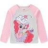 My Little Pony Pinkie Pie Girls 2 Piece Long Sleeve Shirt and French Terry Pants Set for Big Kids - Size 12 - 2 of 4