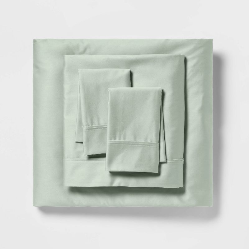Solid Performance 400 Thread Count Sheet Set - Threshold&#153;, 1 of 12