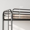 KTMBDW Metal Bunk Bed Twin Over Twin, Industrial Heavy Duty Bunk Beds with 2 Ladders and Full-Length Guardrai, No Box Spring Needed, Easy Assemble - 4 of 4