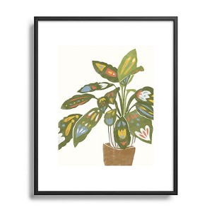 Alja Horvat Scandinavian Plant Metal Framed Art Print - Deny Desings - 1 of 3