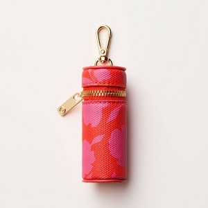 Canvas Classic Rose Lipstick Bag Charm Keychain - kate spade new york x Target Pink/Red - 1 of 3