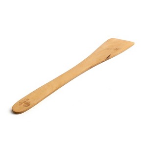 Berard Contour Olive Wood Straight Beveled Spatula, 12-Inch - 1 of 4