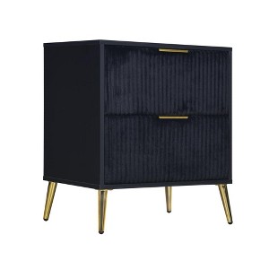 New Classic Furniture,Kailani Nightstand- Black - 1 of 4