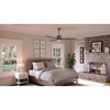 Urban Ambiance Luxury Modern Indoor Ceiling Fan,  15.5"H x 60"W,  Brushed Nickel, UHP9091 - 2 of 4
