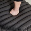 Kumasinova 19.2"H Round Fluffy Faux Fur Pouf Ottoman for Living Room,Accent Ottoman Footrest Stool with Sturdy Metal Legs&Foot Pad,275lbs Max - 4 of 4
