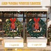 VINGLI 72" Large Pre-Lit Christmas Wreath, Outdoor Xmas Wreath w/300 LED Lights, 1200 Tips, Bow & Pine Cones for Holiday Decor - 3 of 4