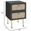 Modway Chaucer, 2-Drawer Nightstand, Black - 3 of 4