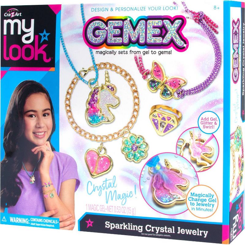 My Look Gemex Sparkling Crystal Jewelry Craft Kit, 6 of 11