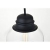 Elegant Lighting Kenna 1 Light Chrome Pendant With Clear Glass - 4 of 4